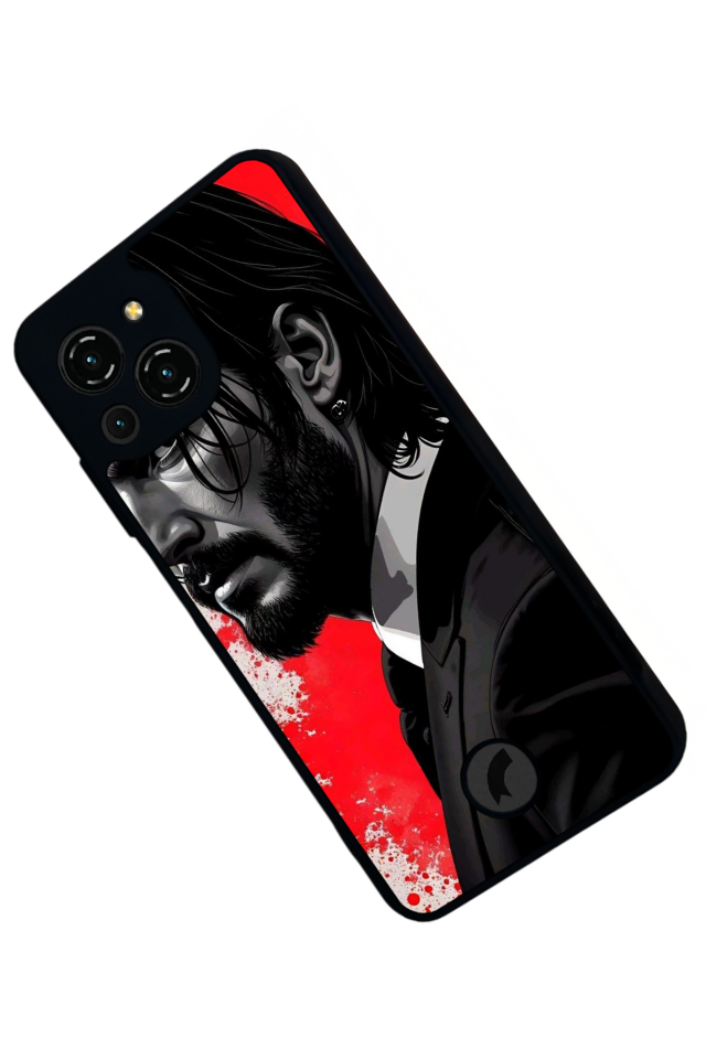 Reeder S23 Pro Max Uyumlu JohnWick Tasarımlı Glossy Premium Kılıf