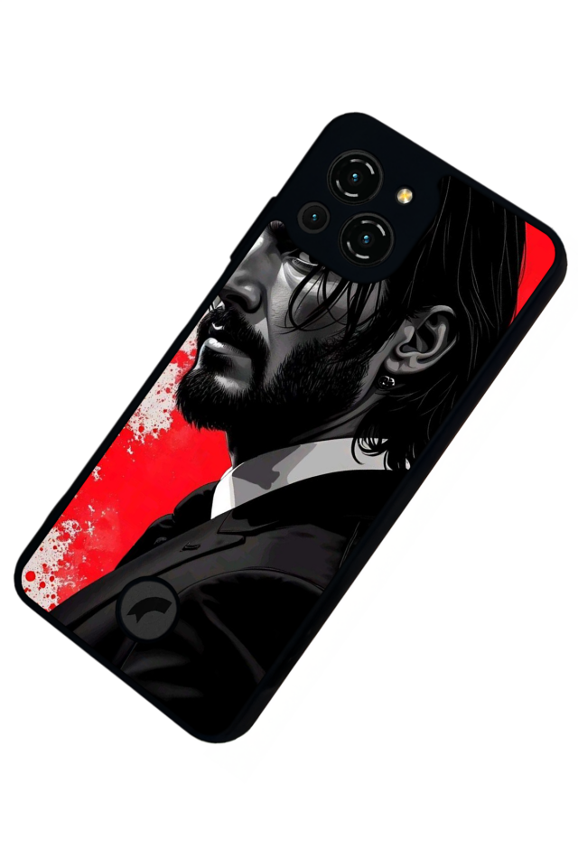 Reeder S23 Pro Max Uyumlu JohnWick Tasarımlı Glossy Premium Kılıf