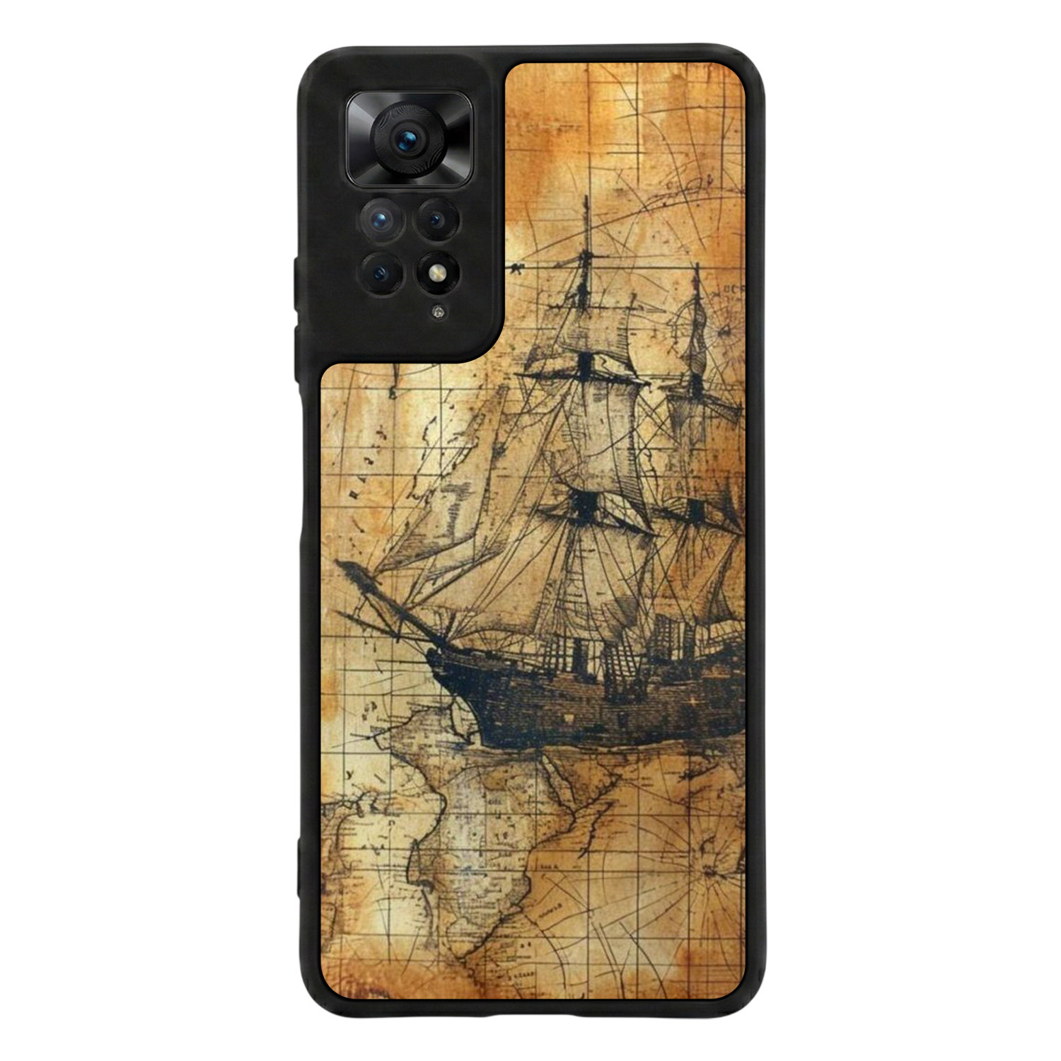 Xiaomi Redmi Note 11 Pro Uyumlu Korsan Tasarımlı Glossy Premium Kılıf