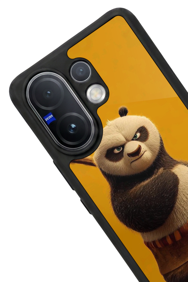 Vivo V60 Uyumlu Kung Fu Panda Tasarımlı Glossy Premium Kılıf