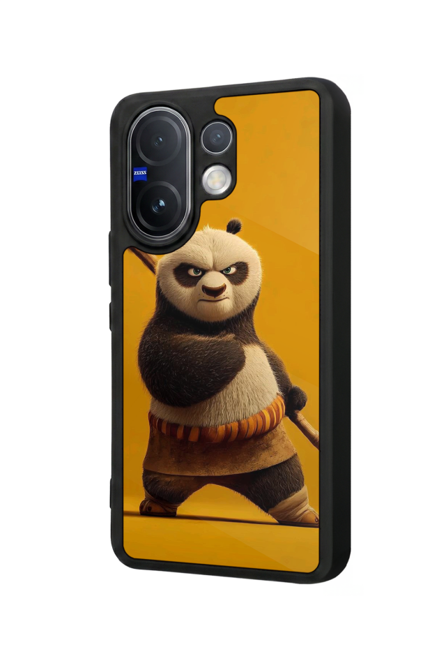 Vivo V60 Uyumlu Kung Fu Panda Tasarımlı Glossy Premium Kılıf