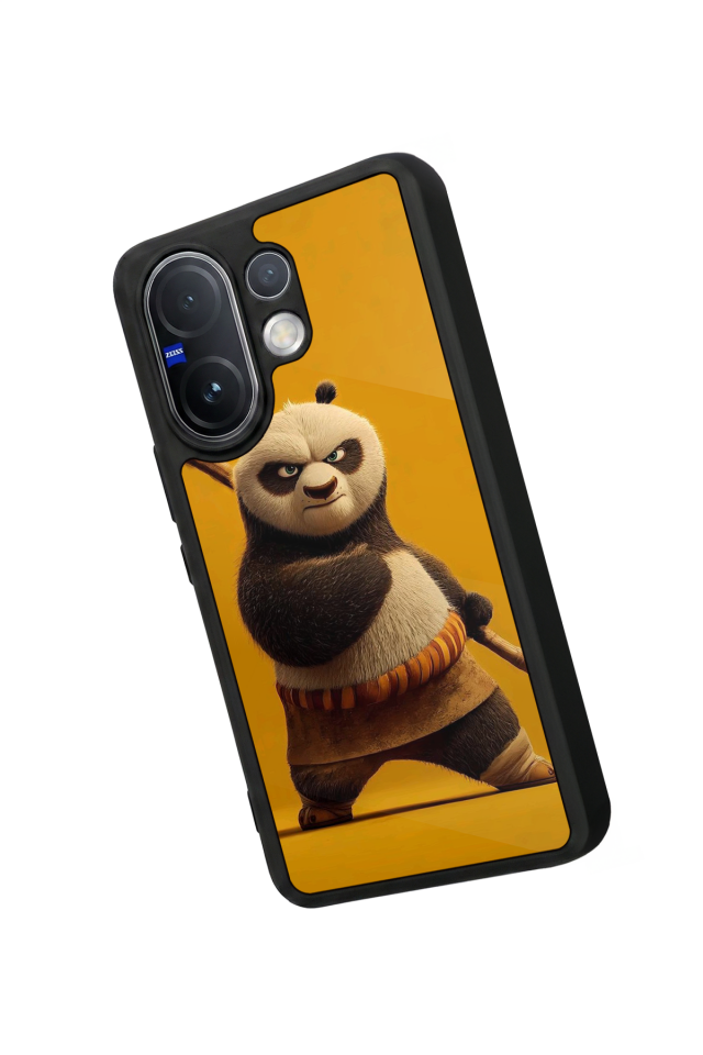 Vivo V60 Uyumlu Kung Fu Panda Tasarımlı Glossy Premium Kılıf