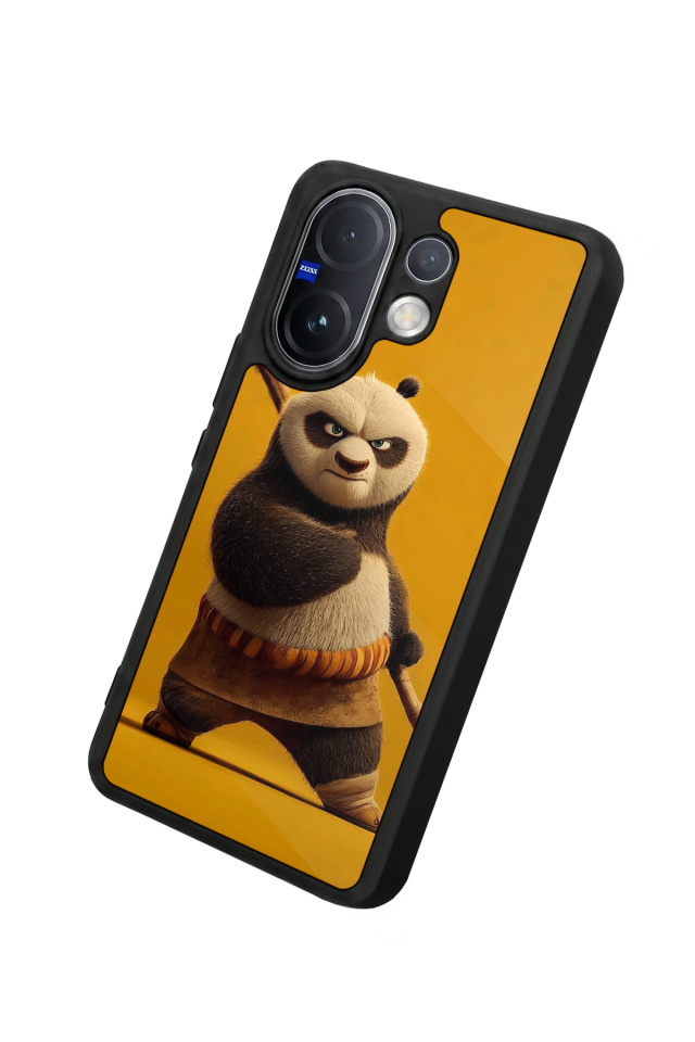 Vivo V60 Uyumlu Kung Fu Panda Tasarımlı Glossy Premium Kılıf
