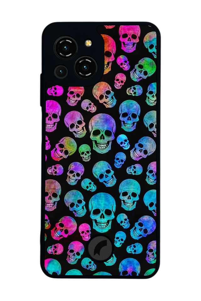 Reeder S23 Pro Max Uyumlu KuruKafa Tasarımlı Glossy Premium Kılıf