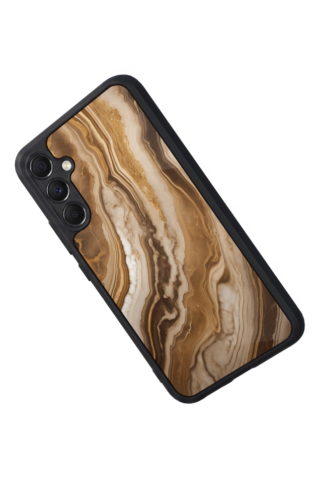 Samsung Galaxy M34 Uyumlu Mermer Marble Tasarımlı Glossy Premium Kılıf