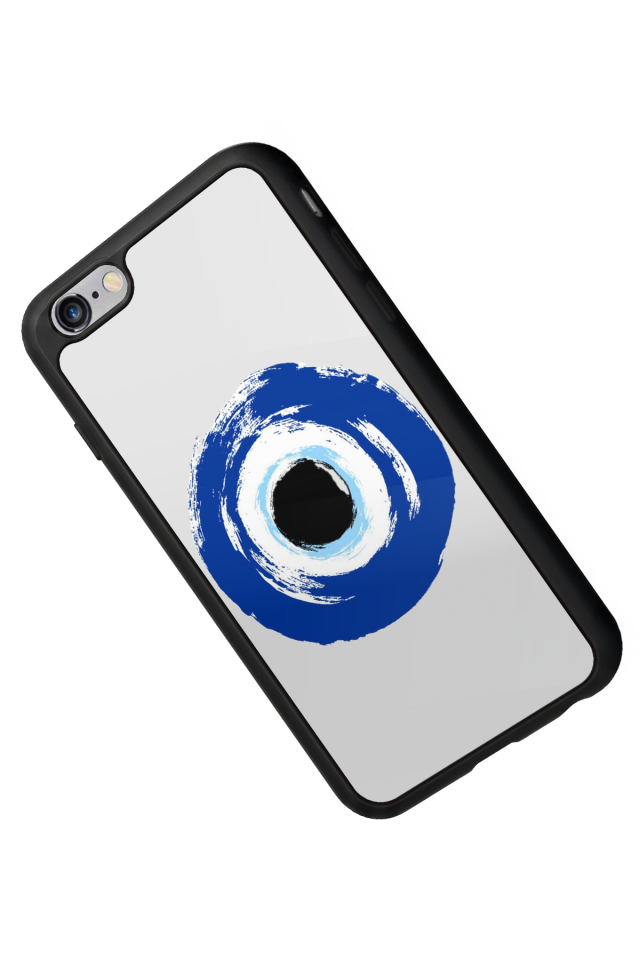 iPhone 6 Plus Uyumlu Nazar Tasarımlı Glossy Premium Kılıf