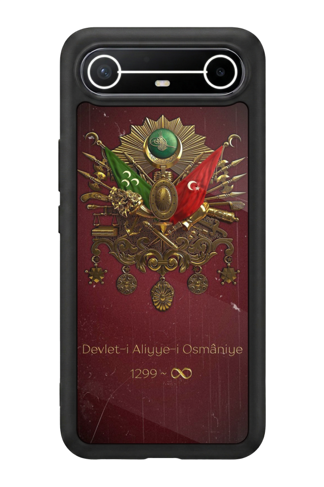 Tecno Spark Slim 5G Uyumlu Osmanli Tugrasi Tasarımlı Glossy Premium Kılıf