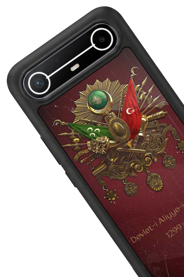 Tecno Spark Slim 5G Uyumlu Osmanli Tugrasi Tasarımlı Glossy Premium Kılıf