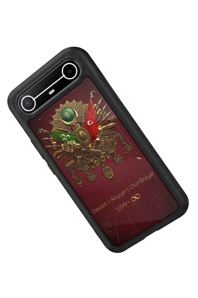 Tecno Spark Slim 5G Uyumlu Osmanli Tugrasi Tasarımlı Glossy Premium Kılıf