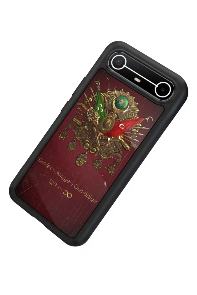 Tecno Spark Slim 5G Uyumlu Osmanli Tugrasi Tasarımlı Glossy Premium Kılıf