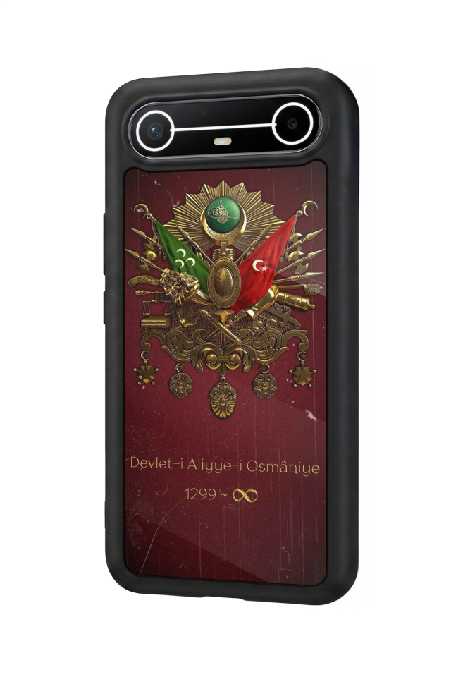 Tecno Spark Slim 5G Uyumlu Osmanli Tugrasi Tasarımlı Glossy Premium Kılıf
