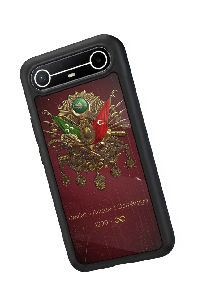 Tecno Spark Slim 5G Uyumlu Osmanli Tugrasi Tasarımlı Glossy Premium Kılıf