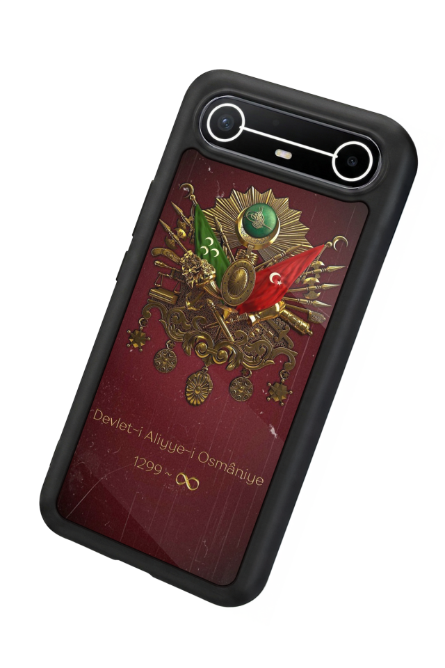 Tecno Spark Slim 5G Uyumlu Osmanli Tugrasi Tasarımlı Glossy Premium Kılıf
