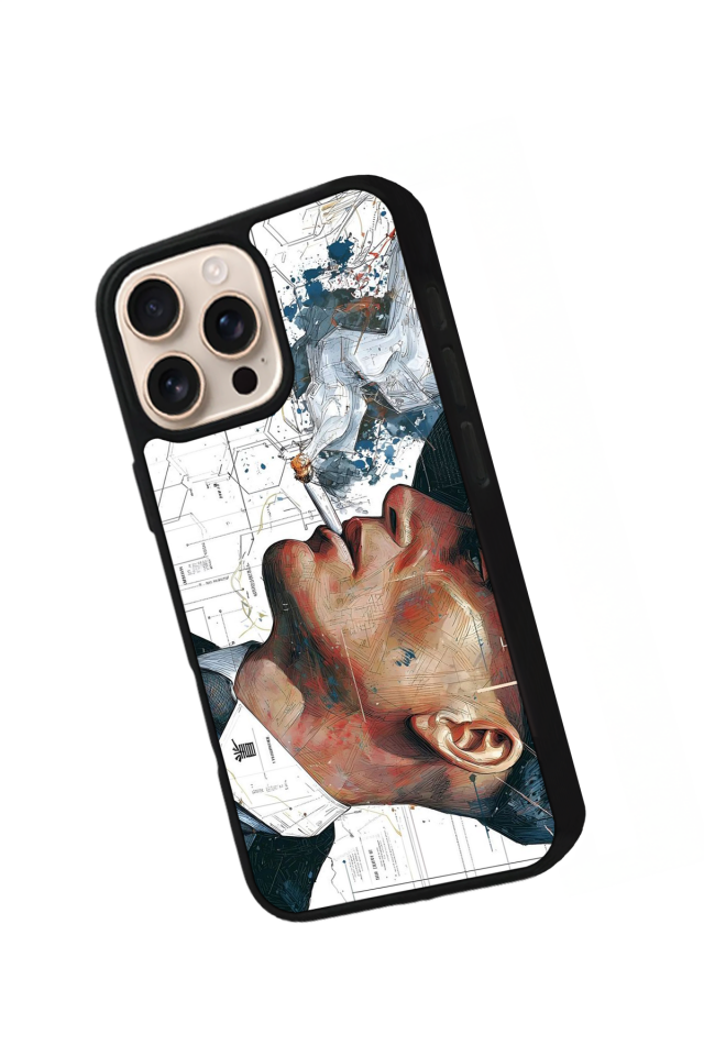 iPhone 16 Pro Max Uyumlu Peaky Blinders Tasarımlı Glossy Premium Kılıf