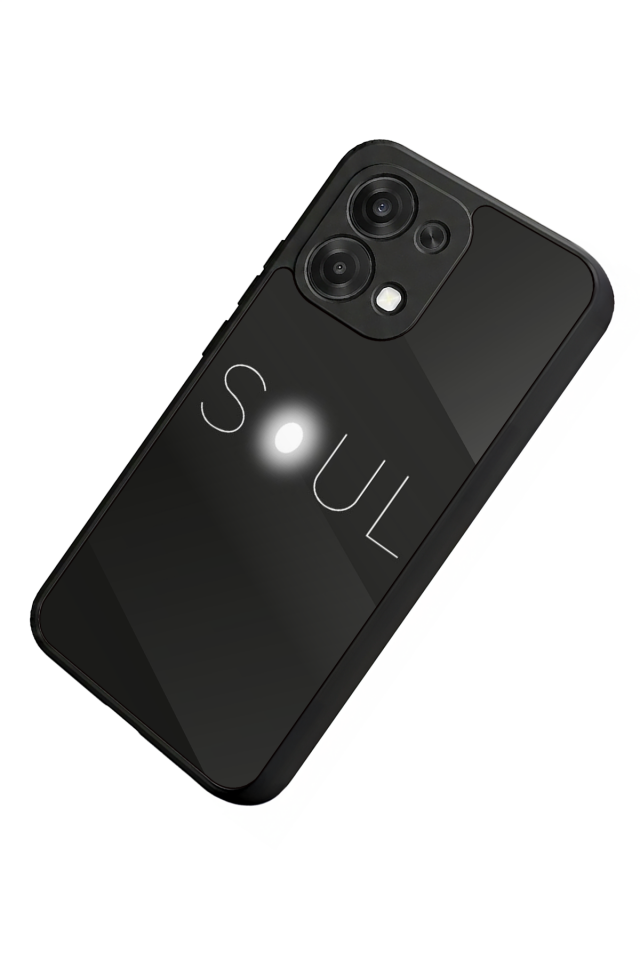 Oppo A6 Pro Uyumlu SOUL Tasarımlı Glossy Premium Kılıf
