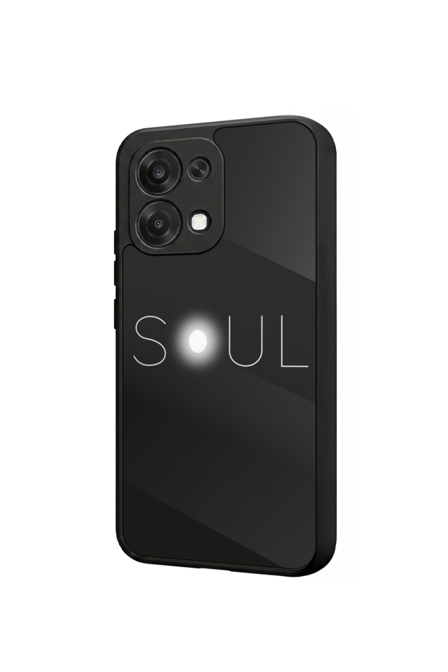 Oppo A6 Pro Uyumlu SOUL Tasarımlı Glossy Premium Kılıf