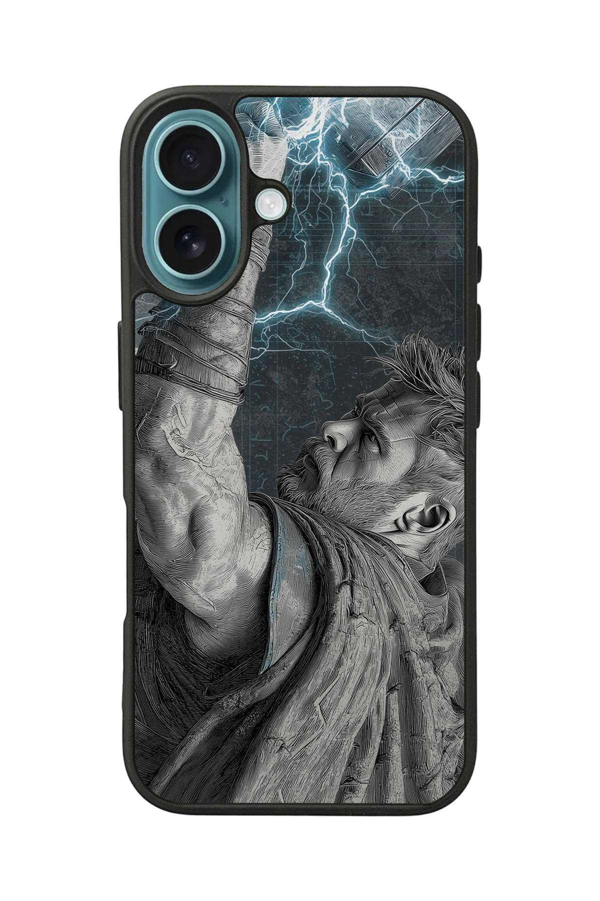iPhone 16 Uyumlu Thor Tasarımlı Glossy Premium Kılıf