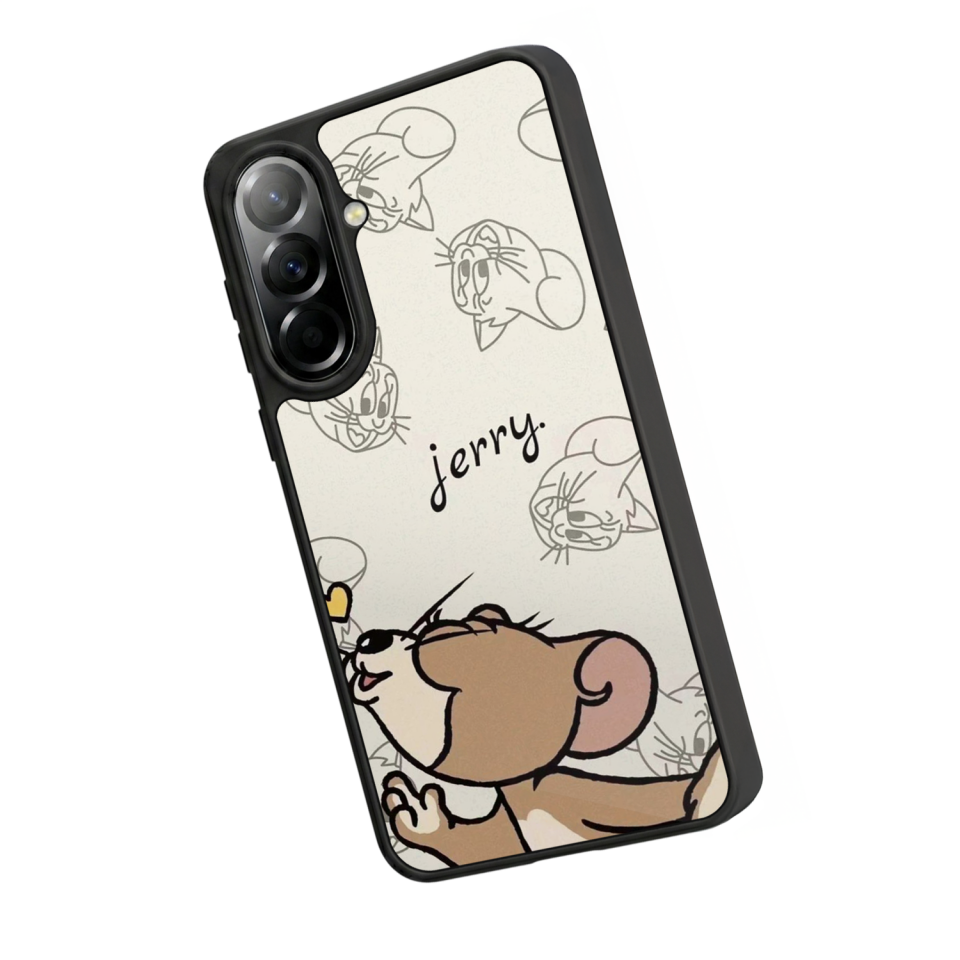 Samsung Galaxy A37 Uyumlu Tom And Jerry Tasarımlı Glossy Premium Kılıf
