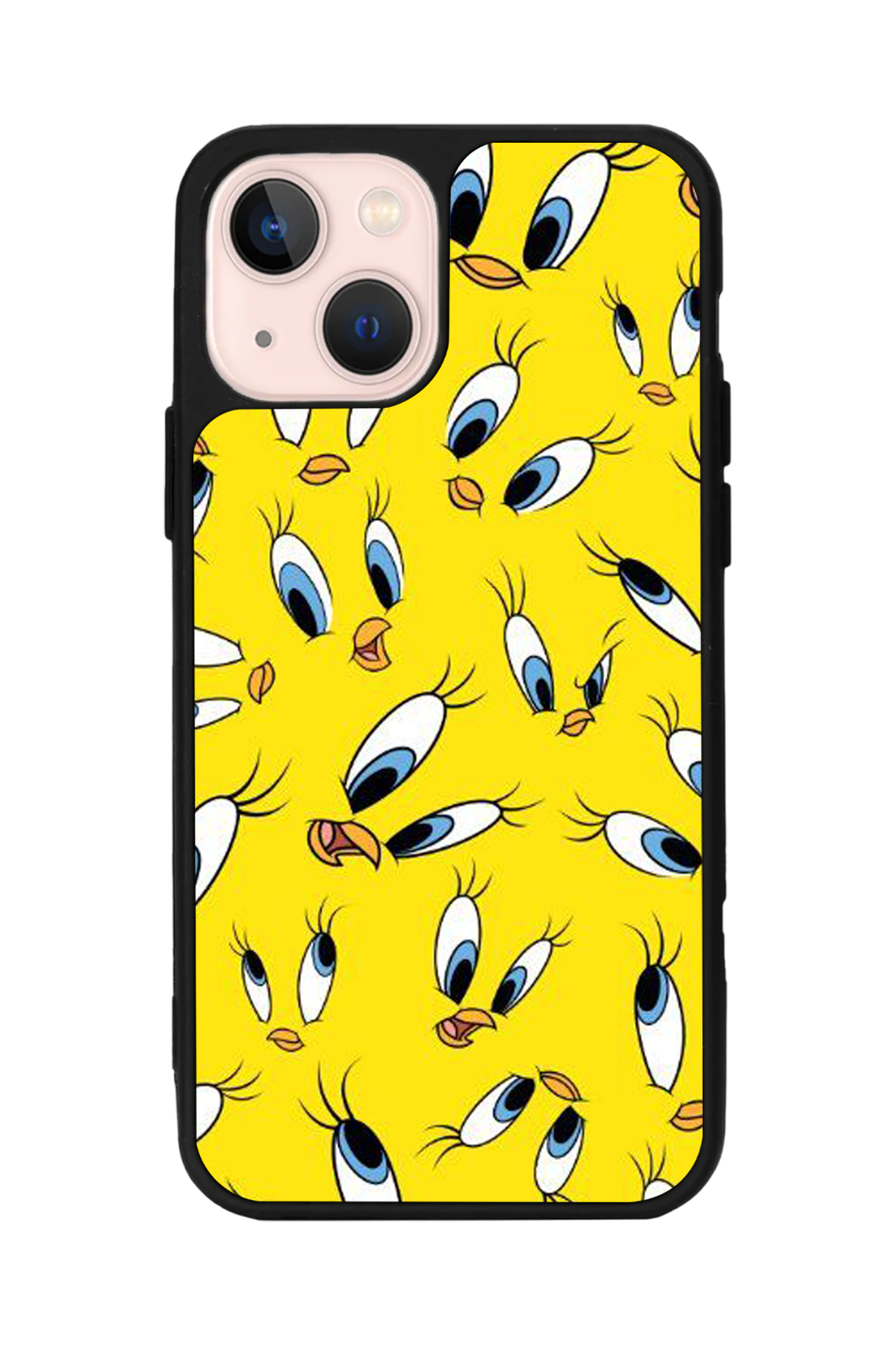 iPhone 13/14 Uyumlu Tweety Tasarımlı Glossy Premium Kılıf