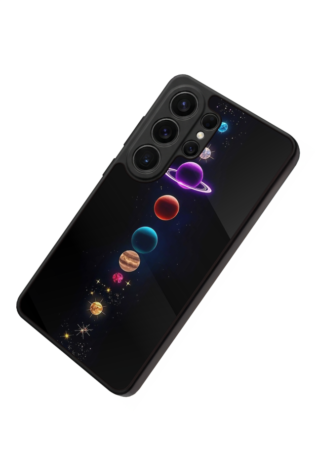 Samsung Galaxy S26 Ultra Uyumlu Uzay Tasarımlı Glossy Premium Kılıf