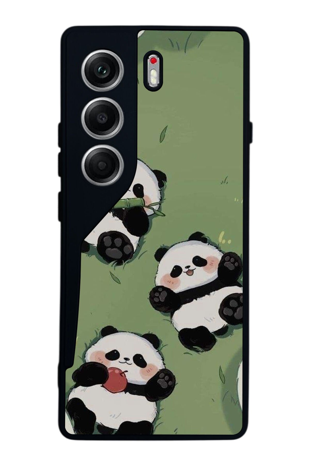 Tecno Camon 40 Uyumlu Panda Tasarımlı Glossy Premium Kılıf