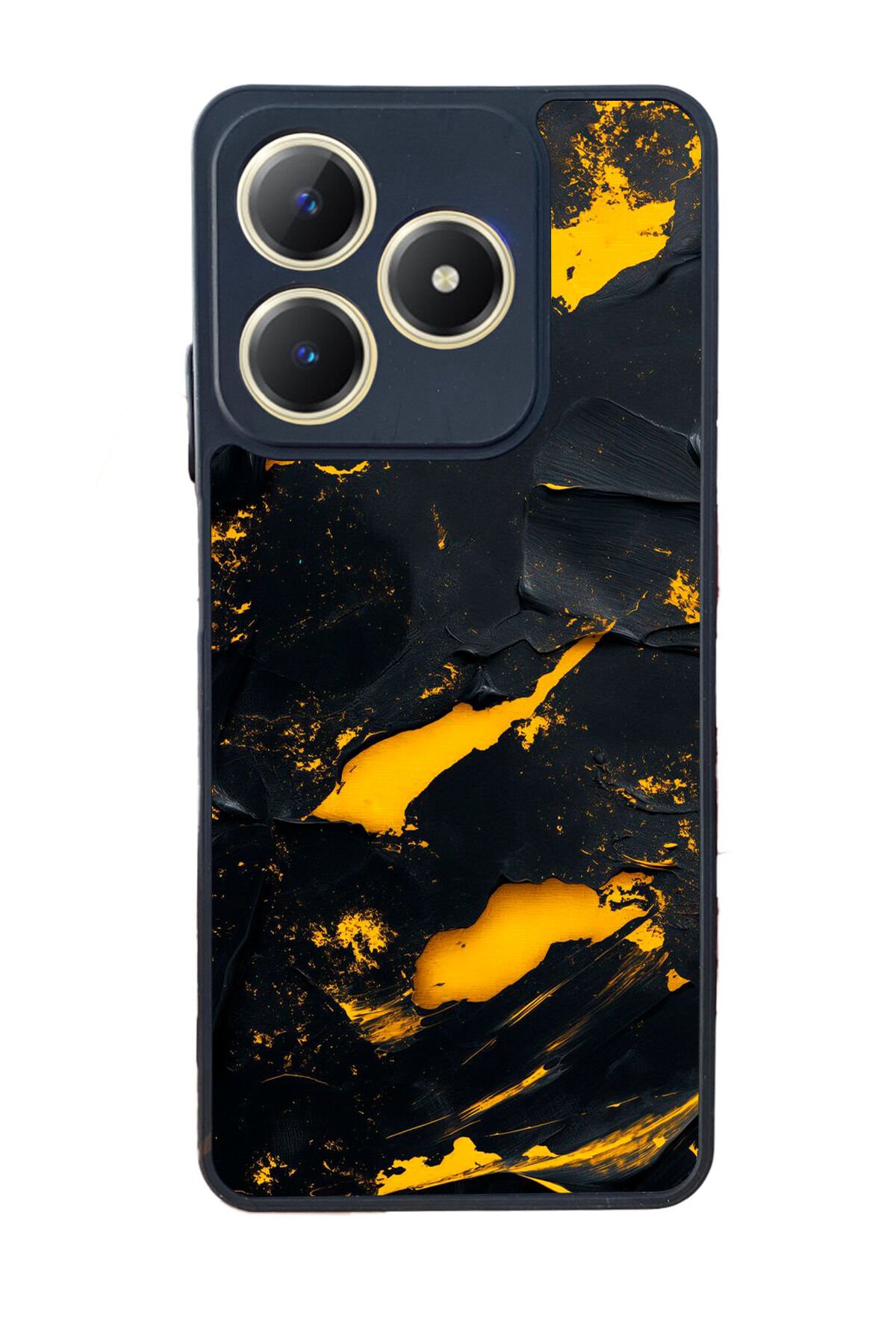 Realme C63 Mat Uyumlu Siyah Kılıf – Yumuşak Silikon, Koruyucu, Şok Emici Kapak