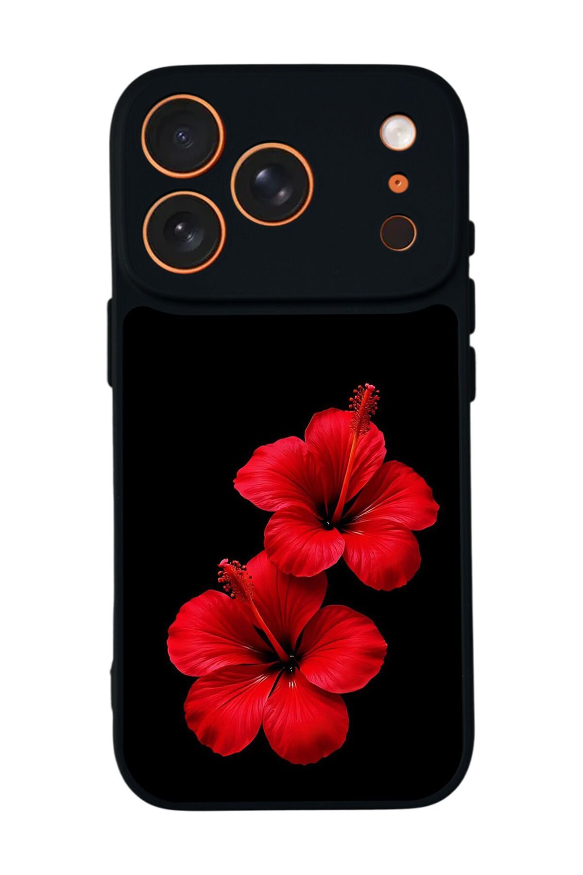 iPhone 17 Pro Uyumlu Cicek Tasarımlı Glossy Premium Kılıf