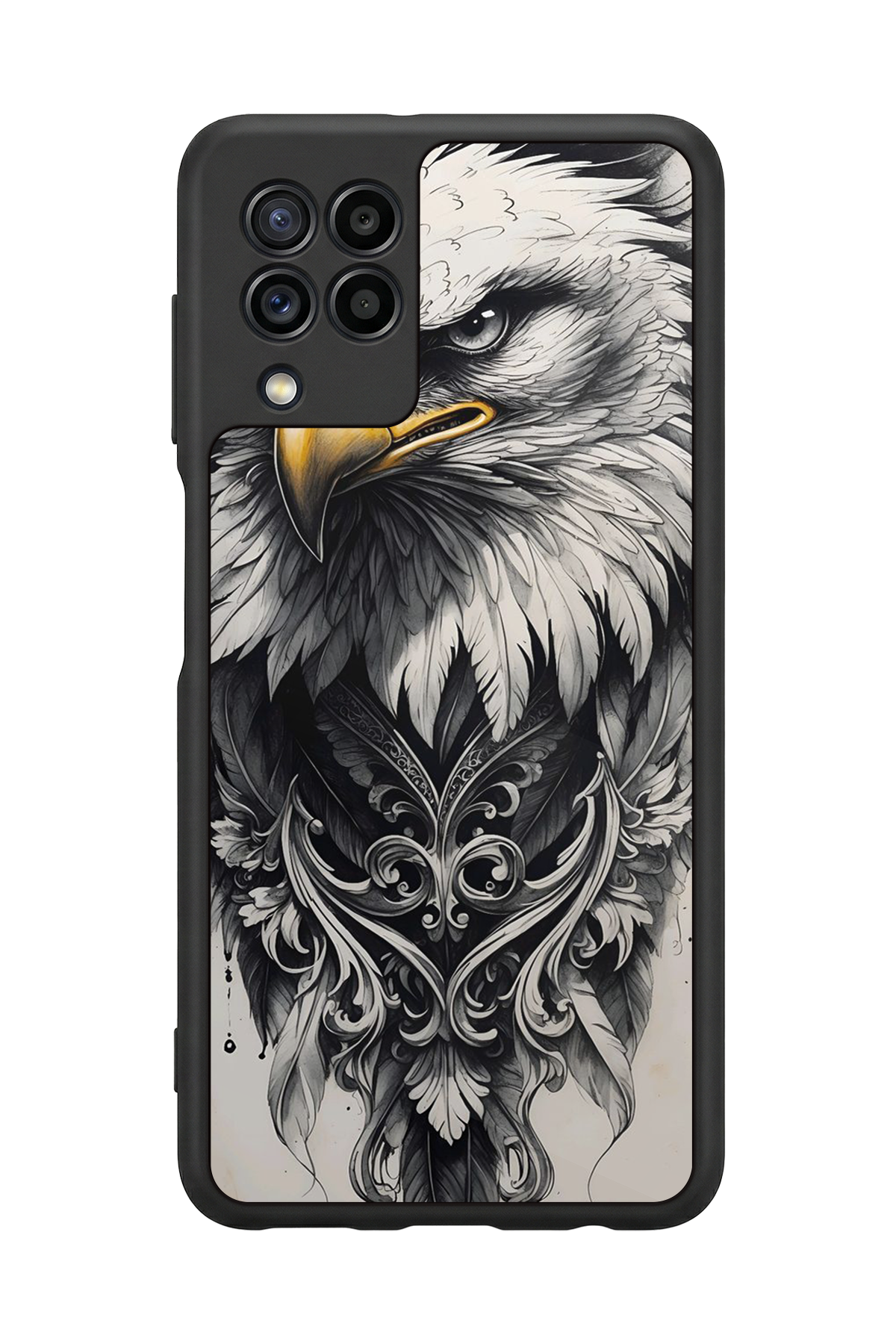 Samsung Galaxy M32 Uyumlu Besiktas Tasarımlı Glossy Premium Kılıf