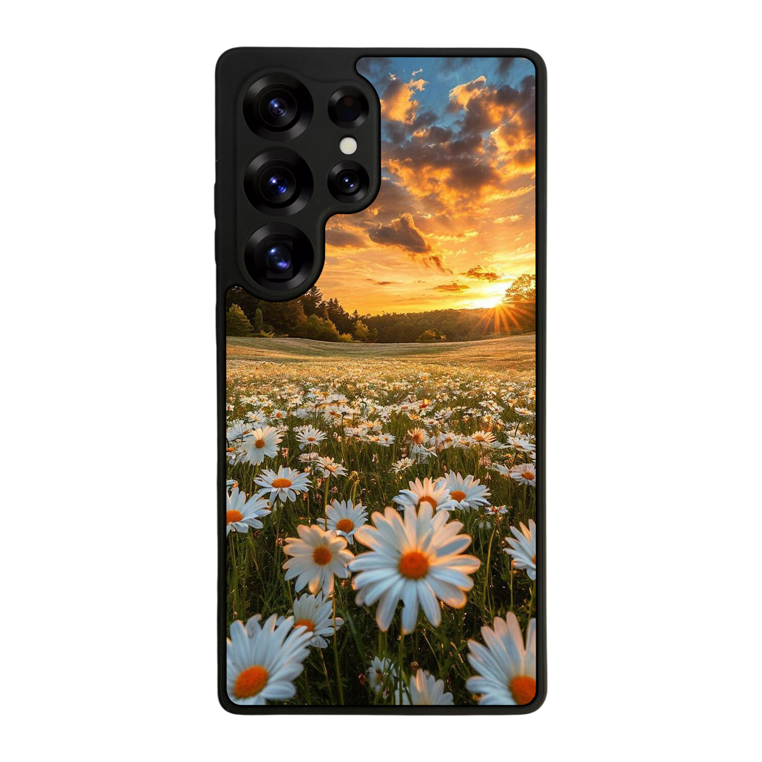 Samsung Galaxy S25 Ultra Uyumlu Cicek Tasarımlı Glossy Premium Kılıf