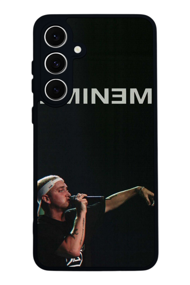 Samsung Galaxy S24 FE Uyumlu Eminem Tasarımlı Glossy Premium Kılıf