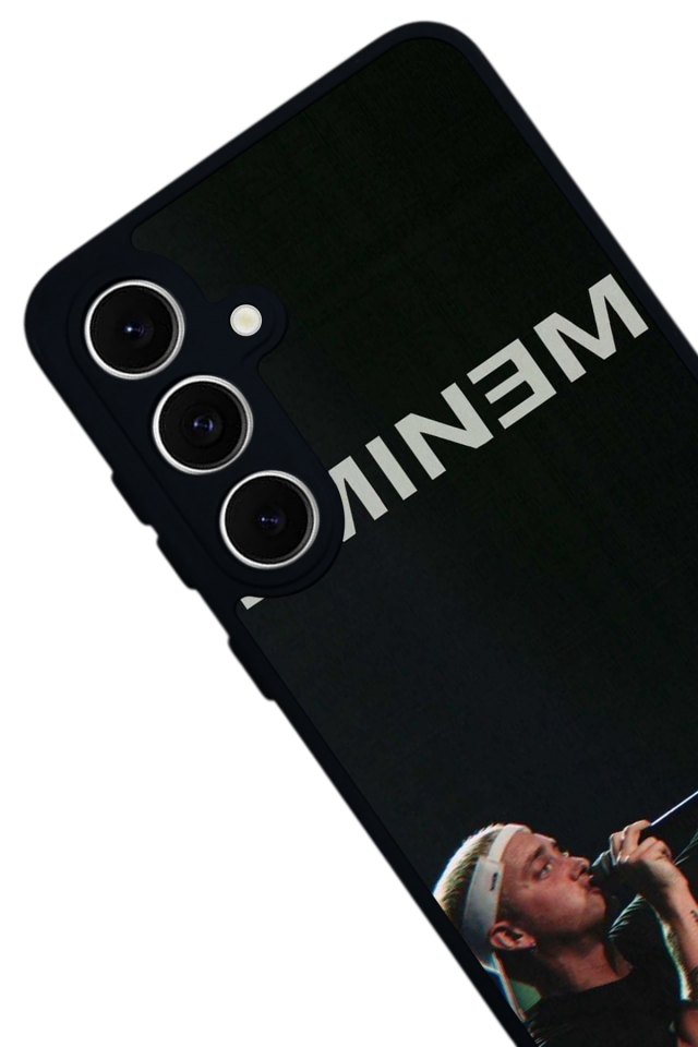 Samsung Galaxy S24 FE Uyumlu Eminem Tasarımlı Glossy Premium Kılıf