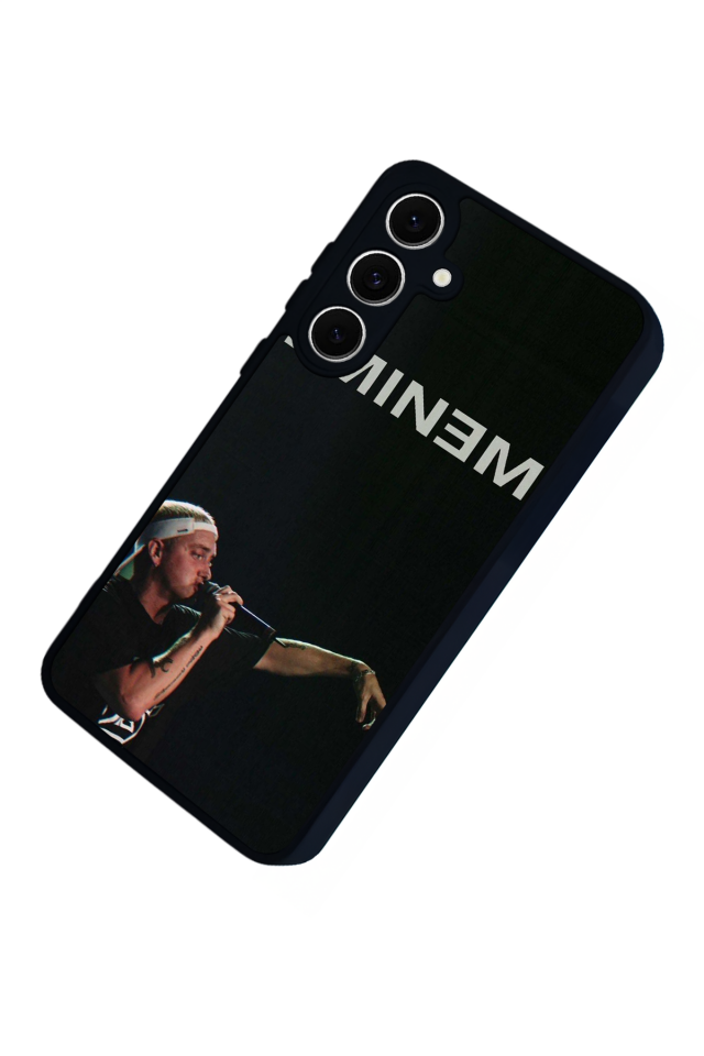 Samsung Galaxy S24 FE Uyumlu Eminem Tasarımlı Glossy Premium Kılıf