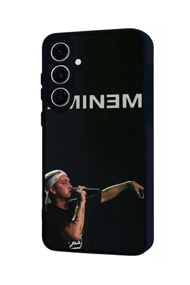 Samsung Galaxy S24 FE Uyumlu Eminem Tasarımlı Glossy Premium Kılıf