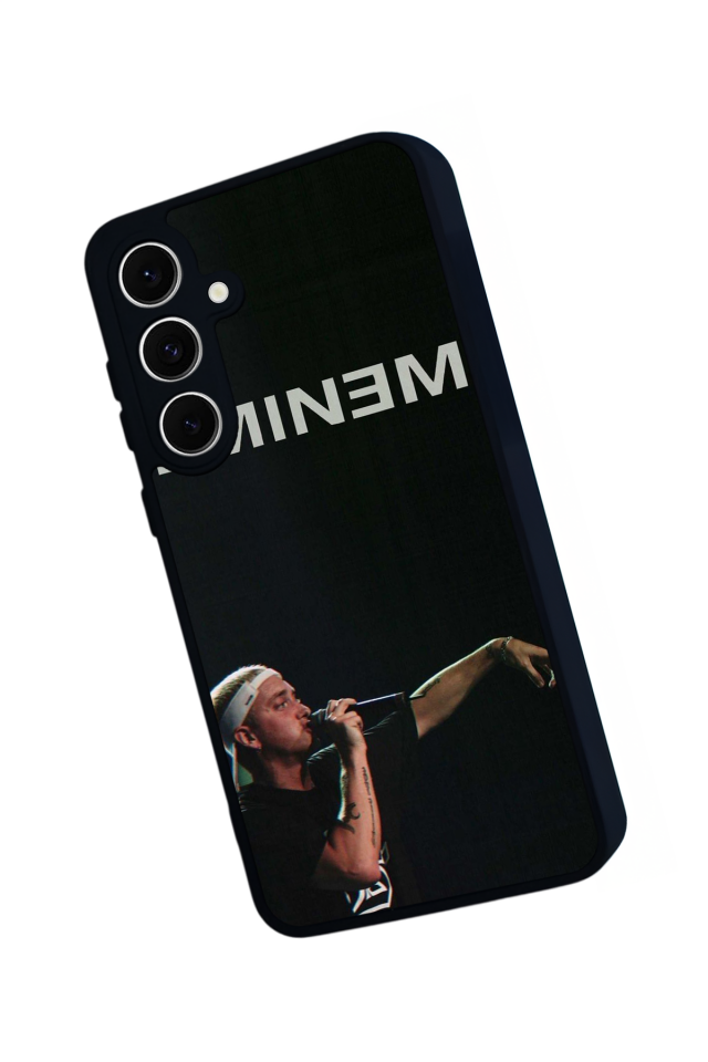 Samsung Galaxy S24 FE Uyumlu Eminem Tasarımlı Glossy Premium Kılıf