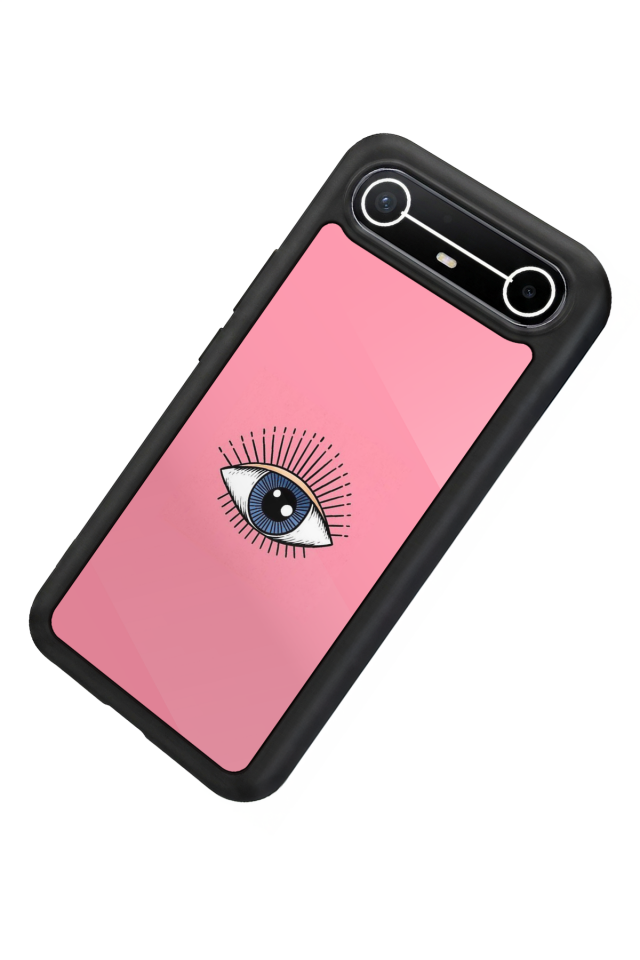 Tecno Spark Slim 5G Uyumlu Göz Tasarımlı Glossy Premium Kılıf