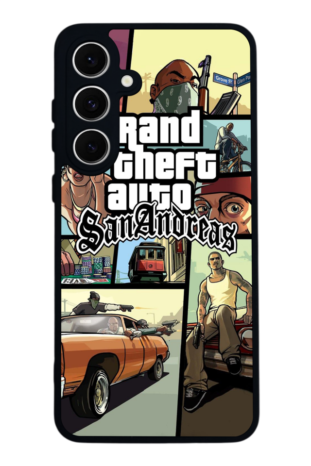 Samsung Galaxy A16 Uyumlu GTA Tasarımlı Glossy Premium Kılıf