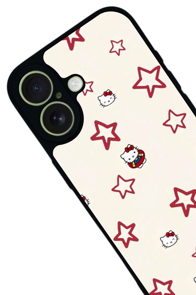 iPhone 17 Uyumlu HelloKitty Tasarımlı Glossy Premium Kılıf