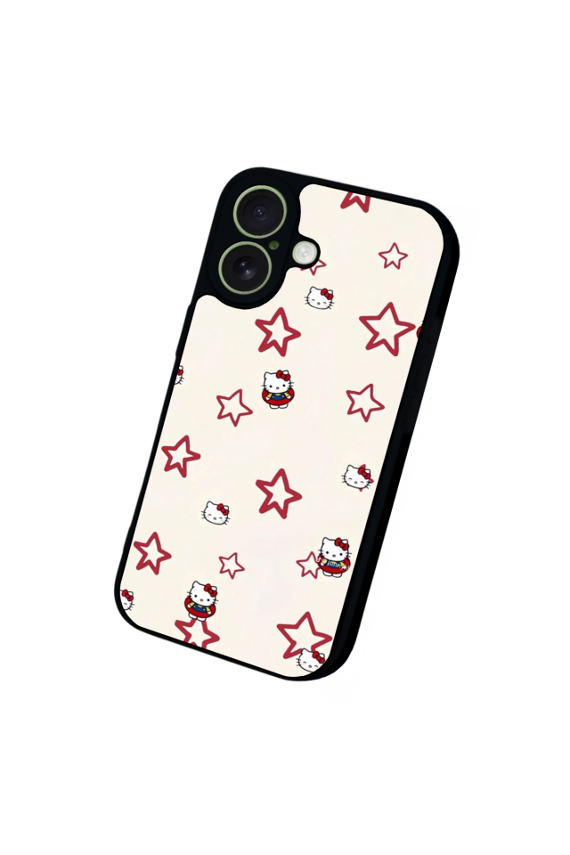 iPhone 17 Uyumlu HelloKitty Tasarımlı Glossy Premium Kılıf
