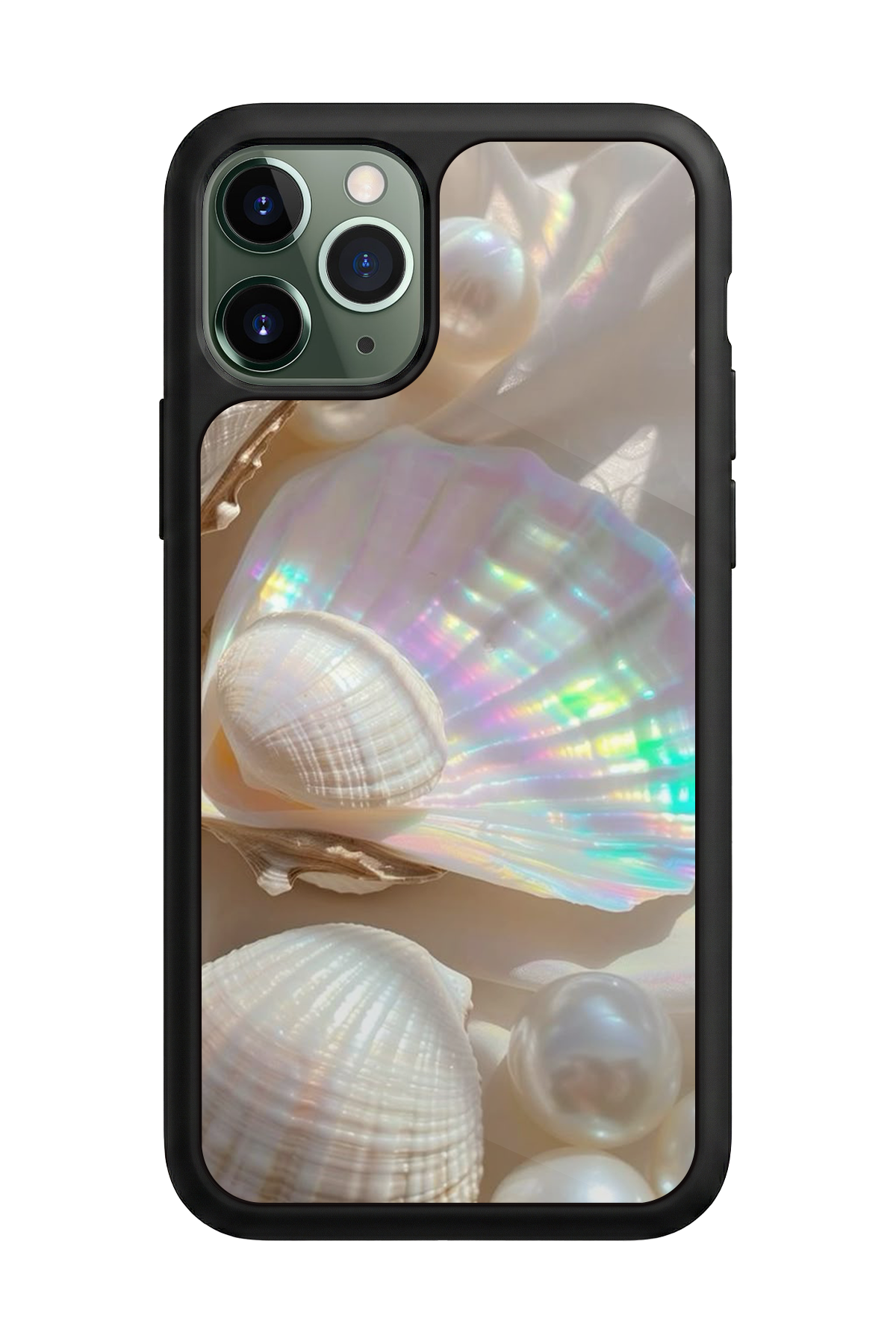 iPhone 11 Pro Max Uyumlu  İnci Tasarımlı Glossy Premium Kılıf