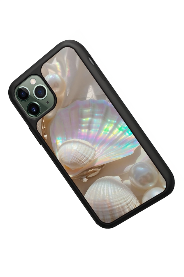 iPhone 11 Pro Max Uyumlu  İnci Tasarımlı Glossy Premium Kılıf