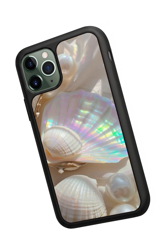 iPhone 11 Pro Max Uyumlu  İnci Tasarımlı Glossy Premium Kılıf