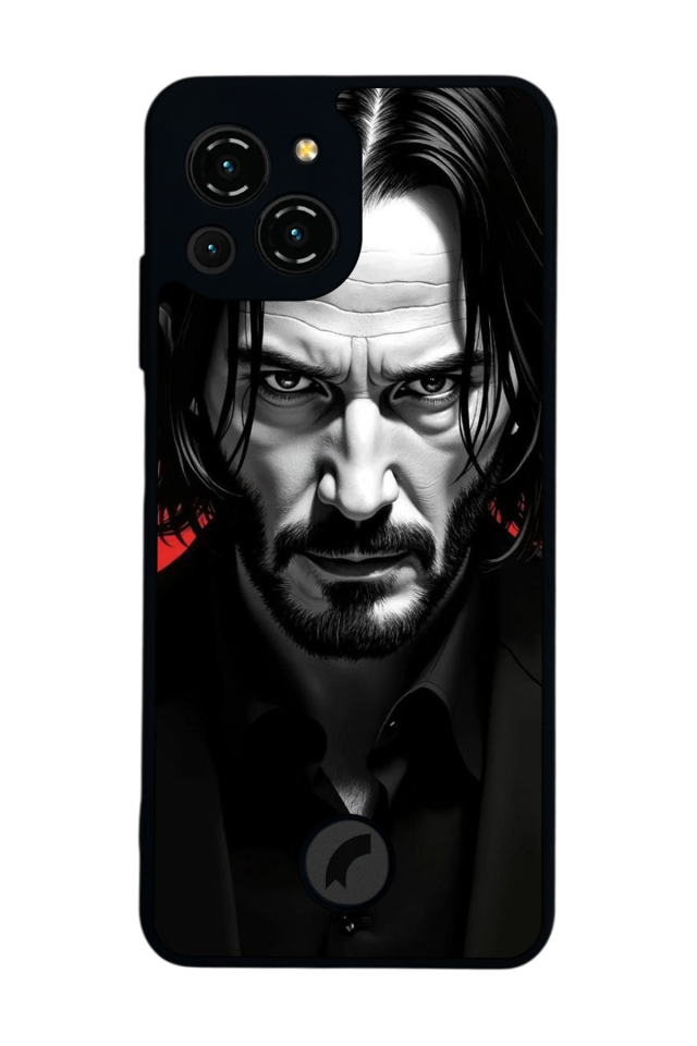 Reeder S23 Pro Max Uyumlu JohnWick Tasarımlı Glossy Premium Kılıf