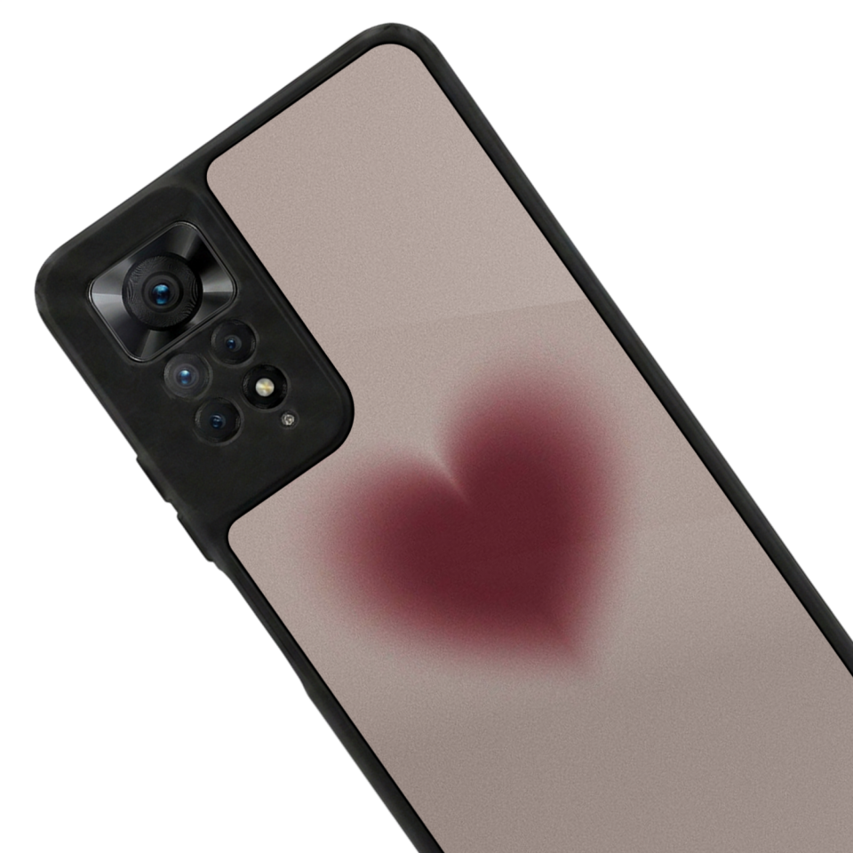 Xiaomi Redmi Note 12 Pro Uyumlu Kalp Love Tasarımlı Glossy Premium Kılıf