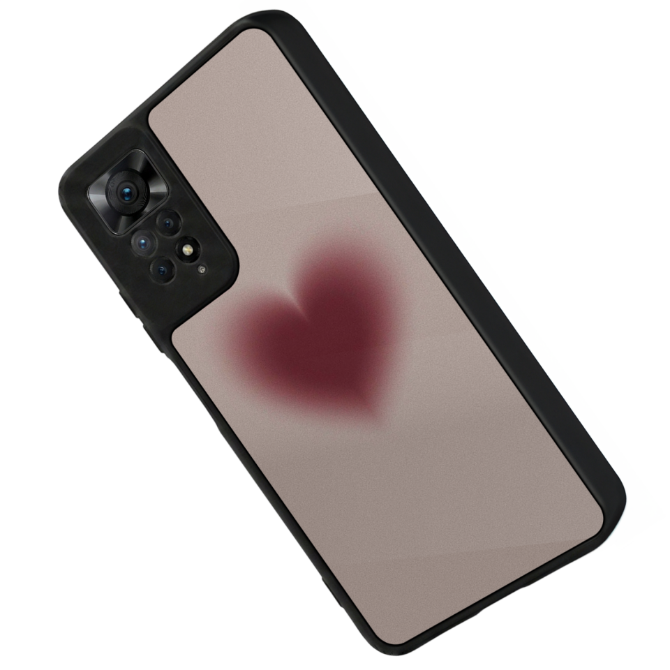 Xiaomi Redmi Note 12 Pro Uyumlu Kalp Love Tasarımlı Glossy Premium Kılıf