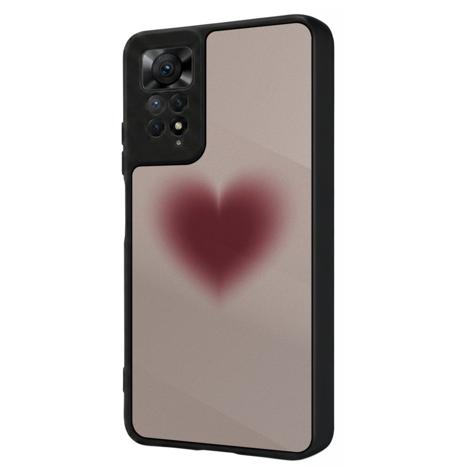 Xiaomi Redmi Note 12 Pro Uyumlu Kalp Love Tasarımlı Glossy Premium Kılıf