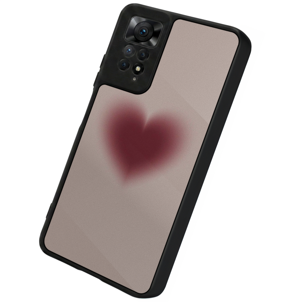 Xiaomi Redmi Note 12 Pro Uyumlu Kalp Love Tasarımlı Glossy Premium Kılıf