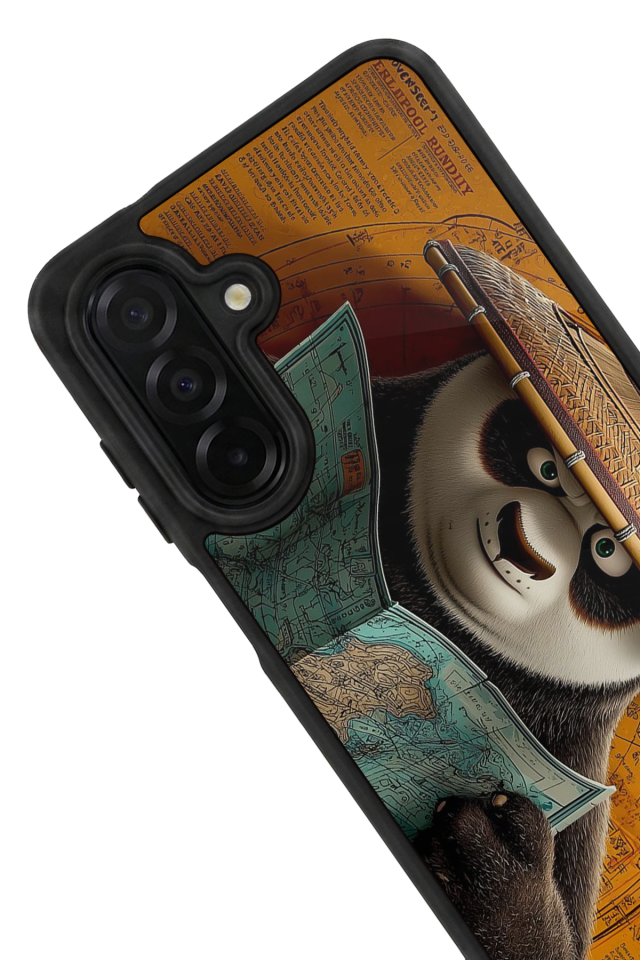 Samsung Galaxy A56 Uyumlu Kung Fu Panda Tasarımlı Glossy Premium Kılıf