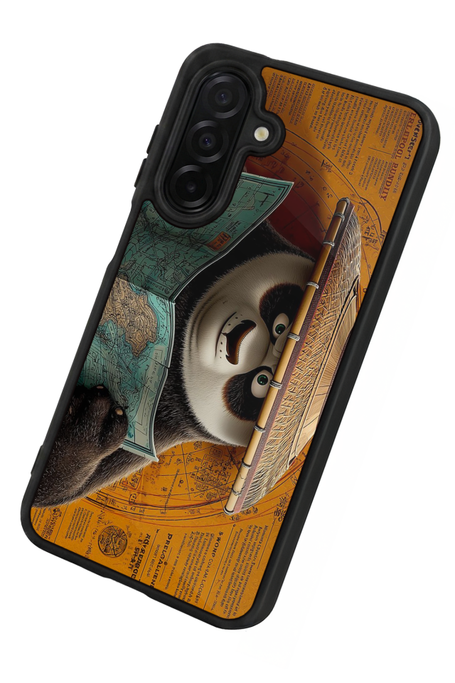 Samsung Galaxy A56 Uyumlu Kung Fu Panda Tasarımlı Glossy Premium Kılıf