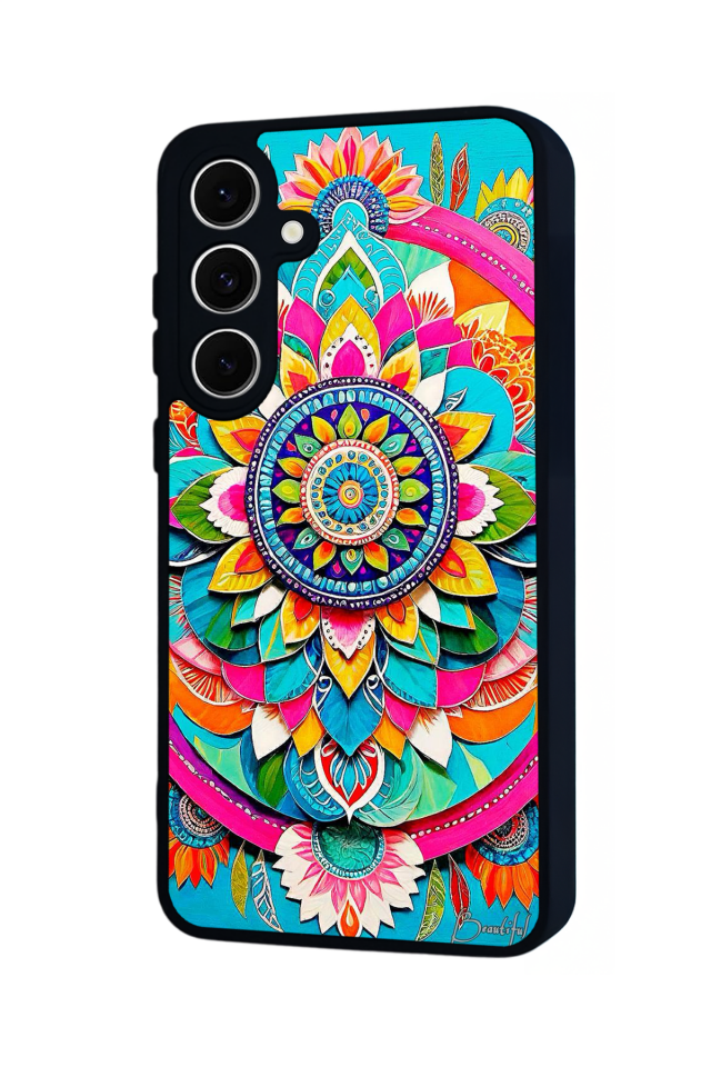Samsung Galaxy A16 Uyumlu Mandala Tasarımlı Glossy Premium Kılıf