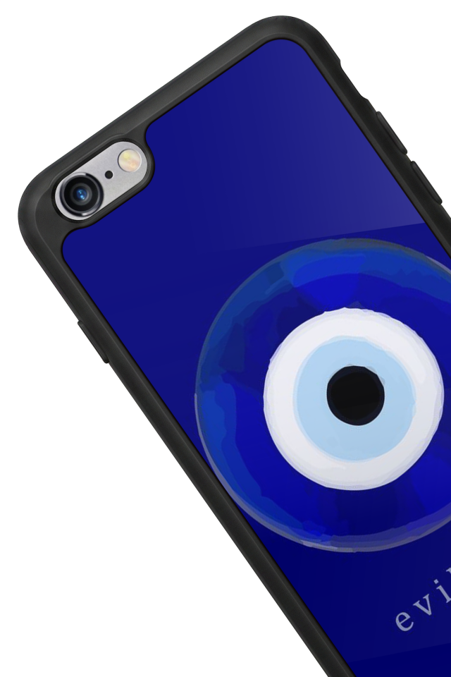 iPhone 6 Plus Uyumlu Nazar Tasarımlı Glossy Premium Kılıf